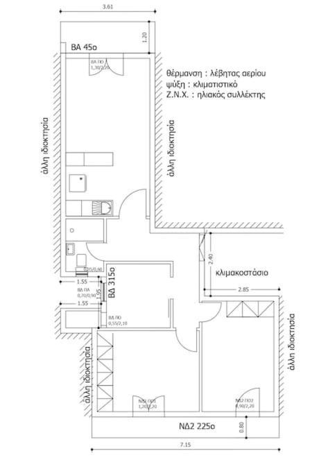 Appartamento Casa Di Tre Salonicco Esterno foto